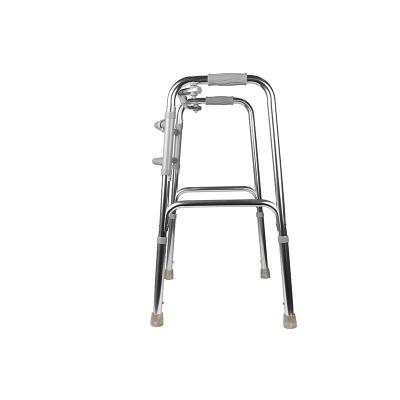 China Newly Developed Lightweight Customized Standing Frame Single Folding Walker Aluminum Frame For Disabled for sale