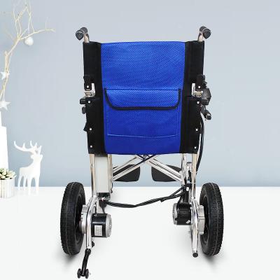 China Easy Rehabilitation Medical Aluminum Assisted Portable Folding Electric Folding Wheelchair For The Disabled for sale