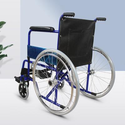 China Comfortable padded reclining seat, manual wheelchair, suitable for disabled hospital patients, HQ809 foldable for sale