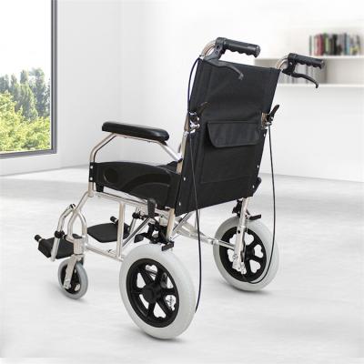 China Lightweight Chinese Manufacturer Stainless Steel Manual Wheelchair For Hospital Patients Elderly Disabled People for sale