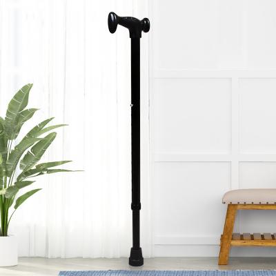 China Medical Adjustable Walking Stick Aluminum Alloy Foot Protection Design Non-Slip Walking Stick For Elder HQ339L for sale