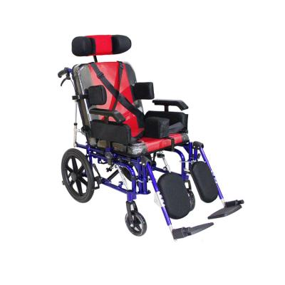 China Outdoor Comfortable Pediatric Reclining Wheelchairs For Cerebral Palsy Children for sale