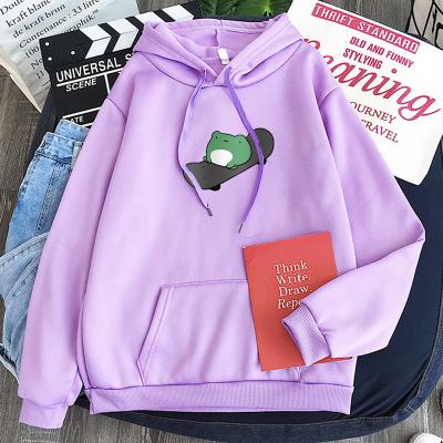 China Wholesale QUICK DRY Spring and Autumn Hooded Casual Sportswear Solid Color Plus Size Long Sleeve Women's Hoodies and Sweatshirts for sale