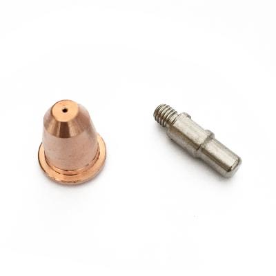 China Easy Operation Parts Air Plasma Consumable Trafimet S45 Nozzle And Electrode Plasma Cutting Accessories for sale