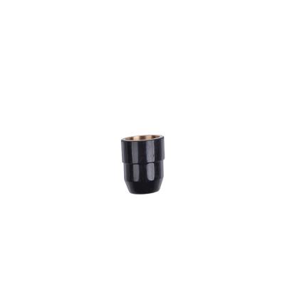 China P80 Plasma Cutter Plasma Cutting Torch Consumables Shield Cap P80 Air Plasma Cutting Easy Black Ceramic Torches Spare Parts Ceramic Operation Caps for sale