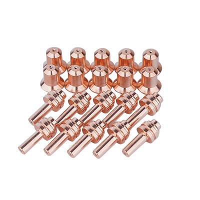 China Easy Operation Plasma 176656 /176655 Electrode&Nozzle Tip For Air Plasma Cutting Autogenous Cutting Nozzle for sale