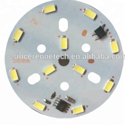 China Led Bulb 12W AC Led PCB Board, 220v Driverless LED Replacement PCB Board, Retrofit LED Board For Light Bulb / Ceiling Mount for sale