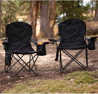 China Modern Foldable Fishing Back Upper Camping Sun Swing Swing Outdoor Rising Moving Chair with Cooler Bag Accessories Black Pink for sale