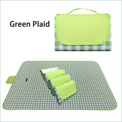 China Factory Direct Durable Lightweight Waterproof Polyester Fordable Portable Sand Make Waterproof Outdoor Picnic Covering Mat Machine Washable Picnic Blanket Heavy Duty for sale