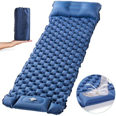 China Waterproof Light Durable TPU Ultralight Compact Backpacking Sleep Mat Inflatable Camping Insulated Air Mattress Sleep Pad for sale