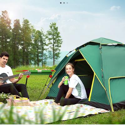 China Waterproof Automatic Waterpoof Pop Up Maintain Tent 2 Person Double Layer Outdoor Camping Tent For 3 Person for sale