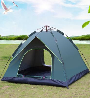 China Automatic Noise Waterproof Double Up Tent Outdoor Useful Waterpoof Camping Tarp For 3 4 Man Hiking EOS Base Camp Barraca-Camping for sale