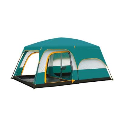 China Custom Large Waterpoof Camping Tent 12 Persons Outdoor Waterproof Family Camping Double Layer Bivy Tent for sale