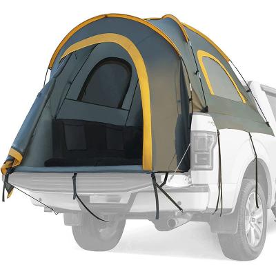 China Extended Type High Quality Car Outdoor Rear Inflatable Rear Top Trailer Folding Car Tail Bed Camping Trailer Pickup Truck Rainproof Tent for sale