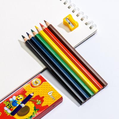 China Simplicity Gifts School Stationery Eco - Friendly Natural Wooden Color Pencil In Paper Box for sale