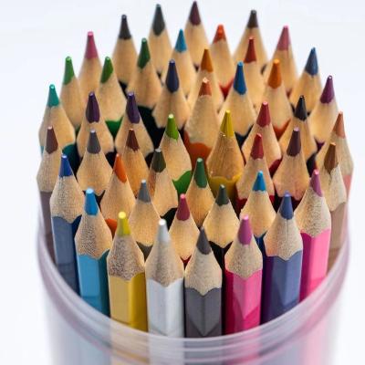 China Trend 12PCS Drawing Pencils OEM Child Stationery Natual Wooden Hexagonal Color Custom Pencil Set With Box for sale