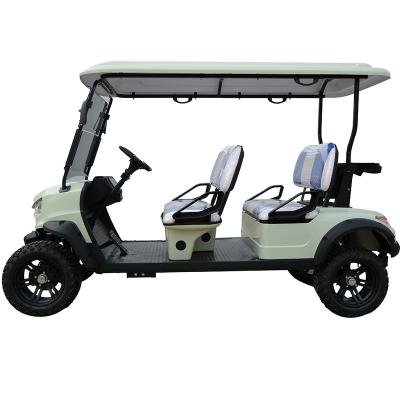 China Factory Supply 4 Person Off Road Electric Golf Cart Steel / Plastic Cheap Price Electric / Plastic Golf Cart 4 Wheel Drive Electric Golf Cart for sale