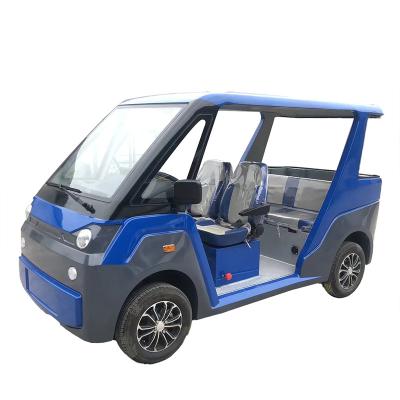 China New Product 4 Electric Passenger Car Electric / Plastic Tourist Bus Four Wheels Steel / Shuttle For Sale for sale