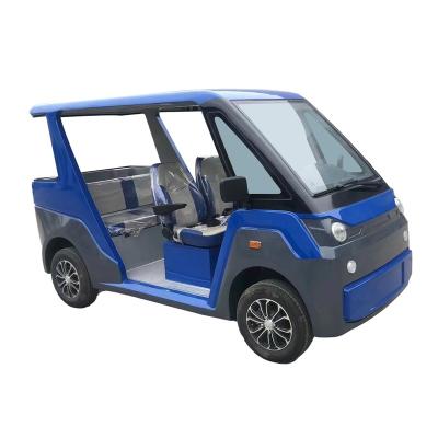 China Steel/New Type Electric/Plastic 4 Passenger Sightseeing Mini Bus Electric Passenger Car Electric Sightseeing Car for sale