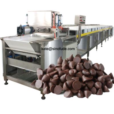 China Deli Chocolate Chip Making Machinery Chocolate Lozenge Production Line for sale