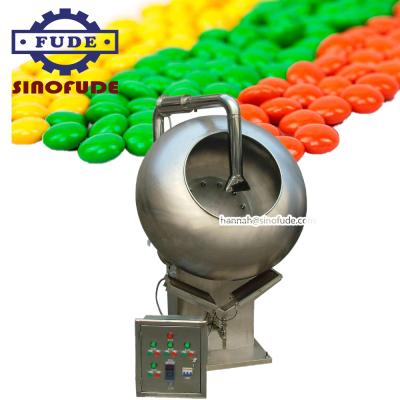 China Vegetable Processing Plant Chocolate Candy Enrobing Machine/MM Bean Sugar Polishing Enrobing Machine for sale