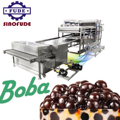 China BALL/POPPING BOBA MACHINE Shanghai SinoFude Automatic Konjac Agar KONJAC Ball Forming Line Juice Ball Boba Machine Machine Production for sale