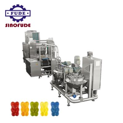 China food & Factory SINOFUDE Candy Maker Confectionery Line Beverage Jelly Candy Gummy Candy Production Line for sale