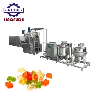 China food & Beverage Factory SINOFUDE Automatic Candy Making Machine Automatic Gummy Candy Production Line Candy Machine Suppliers for sale