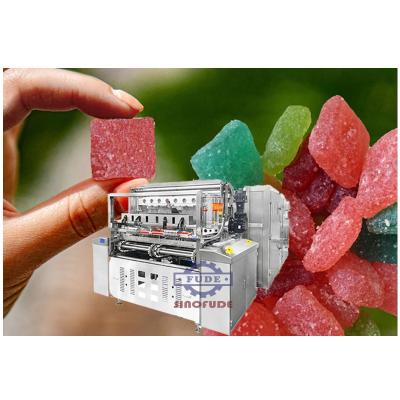 China PLC Touch Screen Control Factory Price Soft Candy Machine Small Gummy Vitamin Jelly Bear Candy Depositor Price for sale