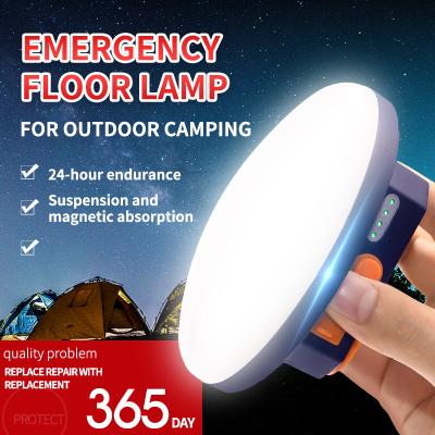 China Theme Park Waterproof Magnetic Suction Can Hang Camping Lamp LED Two Color Lamp Beads Tent Lamp Quick Charging Camp Lamp for sale