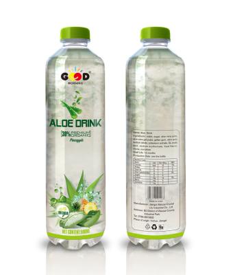 China Best Quality 30% Natural Organic Aloe Vera Drink With Pulps Low Sugar Aloe Vera Drinks 500ml for sale