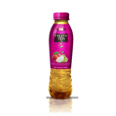 China Tea Drinks PET Bottled Ice Tea Drinks Fruit Flavor Tea Drink 500ml for sale