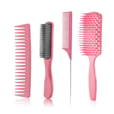 China Salon Plastic Wide Hair Comb Common Hair Straightener Comb for sale