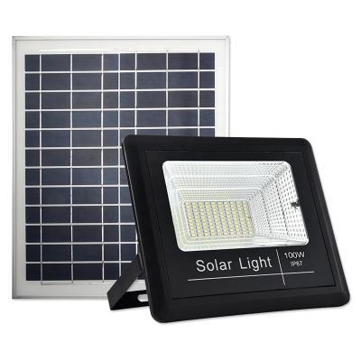 中国 ISUN High brightness solar flood light 100w outdoor with motion sensor 販売のため