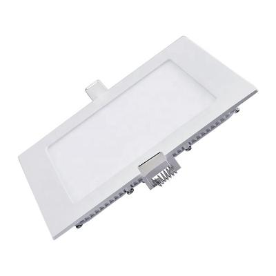 Cina Embedded ultra thin square led ceiling panel light 3w panel led in vendita