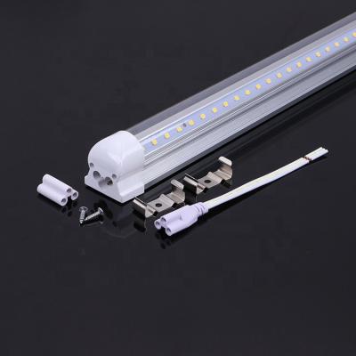 China Residential IP33 High lumen AC85-265 30x38x300mm 9w t8 v shape led tube light for sale