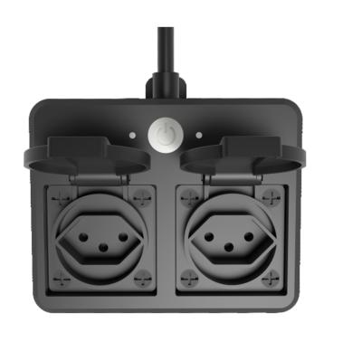 China IP44 10A 2300W Wi-Fi Sockets IP44 10A 2300W Smart Outdoor Waterproof SWISS Type Residential / Multipurpose Dual AC 110-240V Without Power Monitorg for sale