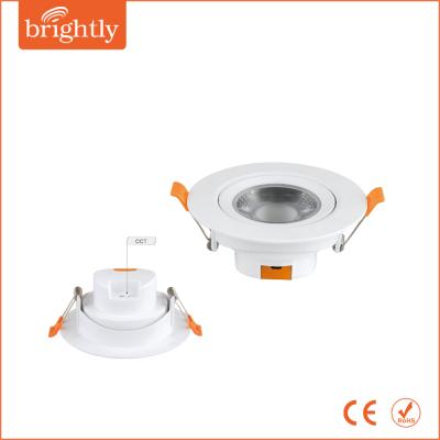 China Downlights 5W CCT 3000/4000/6000K Variable Color LED Downlight for sale