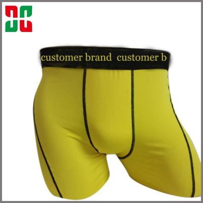 China 100D Polyester Breathable Silk Spandex Pattern Cheap Milk Man Boxer Underwear for sale