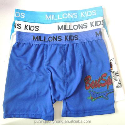 China Antibacterial Polyester Children Underwear Cartoon Boxer Boy Print for sale