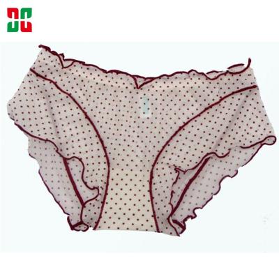 China Sexy QUICK DRY Colorful Silk Cotton Ladies' Printing Panties for sale