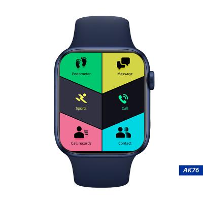 China New Design AK76 Smartwatch Auto Date Bottom Sports Watch Android IOS Android IOS Game Customizable Desktop Watch for sale