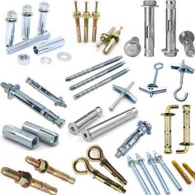 China Building Construction Anchor Bolt M16 Carbon Steel Galvanized Stainless Steel Fix Bolts Wedge Anchor Expansion Bolts Drop In Anchor for sale