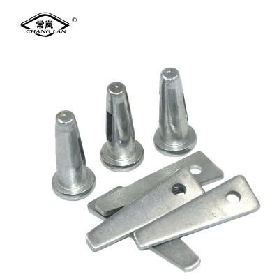 China Carbon Steel DIN93 Film Plate Finger Plate Brad Pin Bolts Rivet Hinge Pin Aluminum Screw Fastener Special Shaped Parts for sale