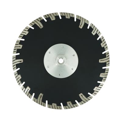 China Stone Hot Press Sintered Blade Saw Blade With Flange For Cutting Concrete Stone Granite Marble Brick for sale