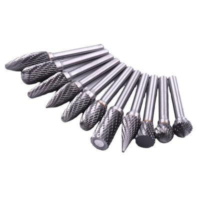 China Professional Factory Long Shank Iron Carbide Burrs Hot Tools Hand Steel Cutter For Metal for sale