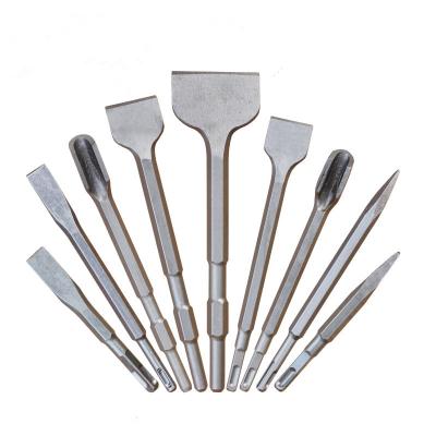 China Steel Chisel Light Steel Chisel Masonry Pick M42 Flat Chisel Concrete Hex Shank Type (HSSE8%) for sale