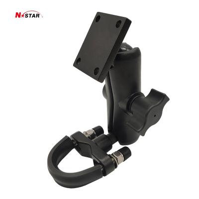 China Motorcycle Ball Arm Double Joint Socket Car Mount Cell Phone Mobile Phone Holders Bike Mount Ram Mount Square Cell Phone Aluminum Base for sale