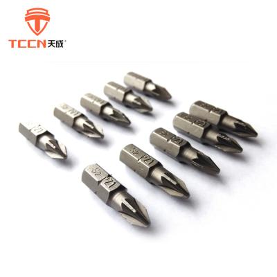 China Driver Screw TCCN Factory Sandblast Or Customized 25mm S2 Ph2 Magnetic Screwdriver Bit for sale