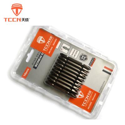 China Driver Screw TCCN China Customized 65mm Sandblasting Steel S2 Screwdriver Bits for sale